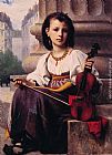 Young Canvas Paintings - The Young Musician